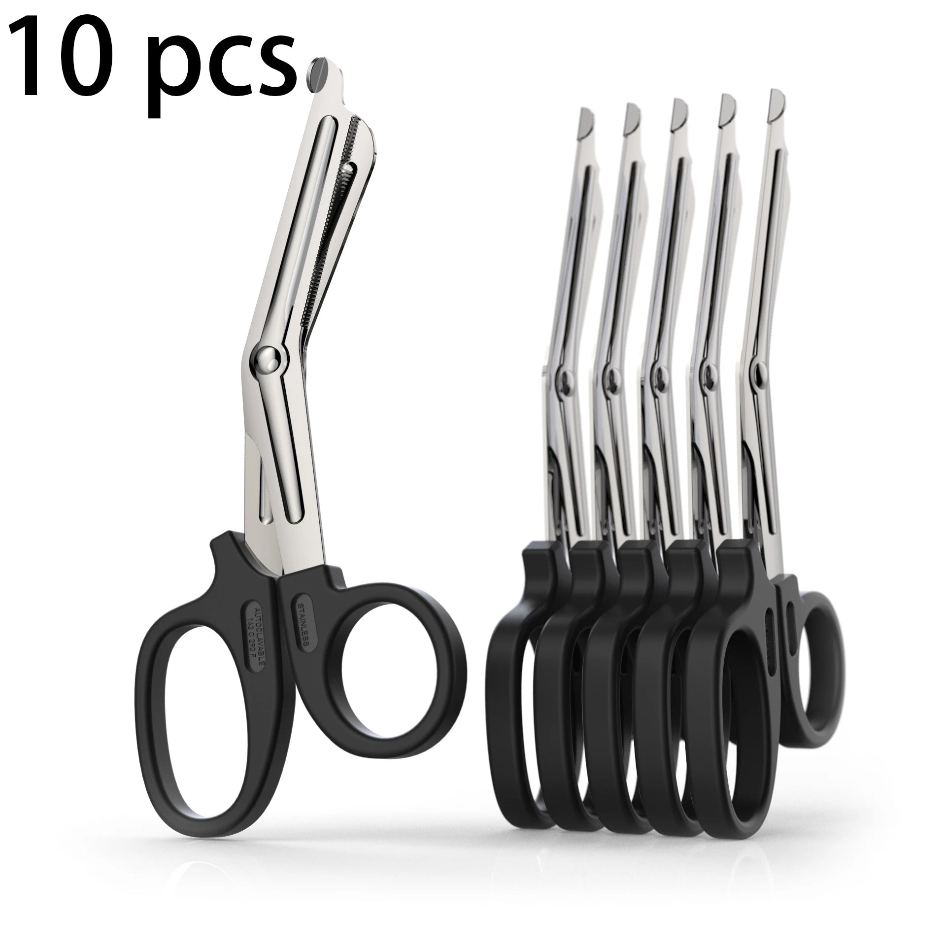 Survive Paramedic Medical Rescue Scissor Trauma Gauze IFAK Emergency First Aid Shear Outdoor Nurse Utility Camp Hike Home Tijera Peaceful Pleasures Health and Wellness 10pcs