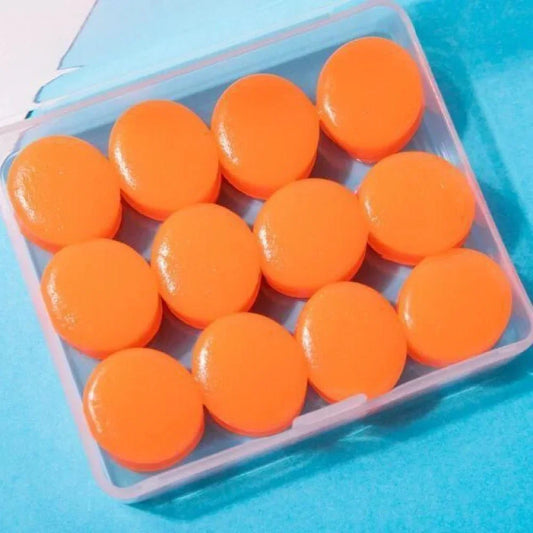 Reusable Silicone Ear Plugs for Noise Reduction and Sleep Sound Insulation, 6 - 12 PCS Peaceful Pleasures Health and Wellness
