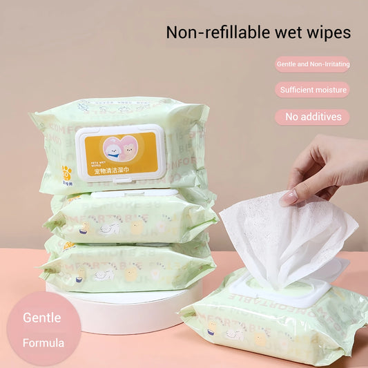 Pet Wipes for Dogs & Cats | Tear Stain & Body Cleaning 3-Pack Pet Grooming Wipes Peaceful Pleasures Health and Wellness Default Title