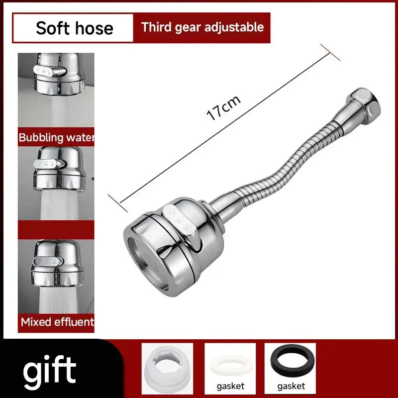 360° Kitchen Faucet Extender | 3 Modes, Filter & Water Saver