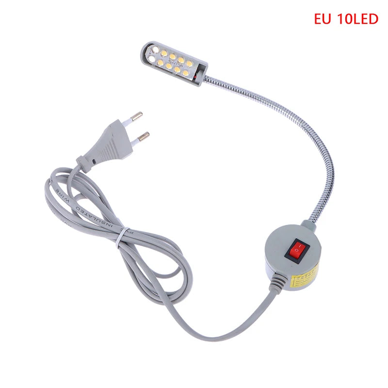 LED Gooseneck Sewing Machine Lamp | 10/20/30 LED Workbench Light Gooseneck Work Lamp Peaceful Pleasures Health and Wellness EU1