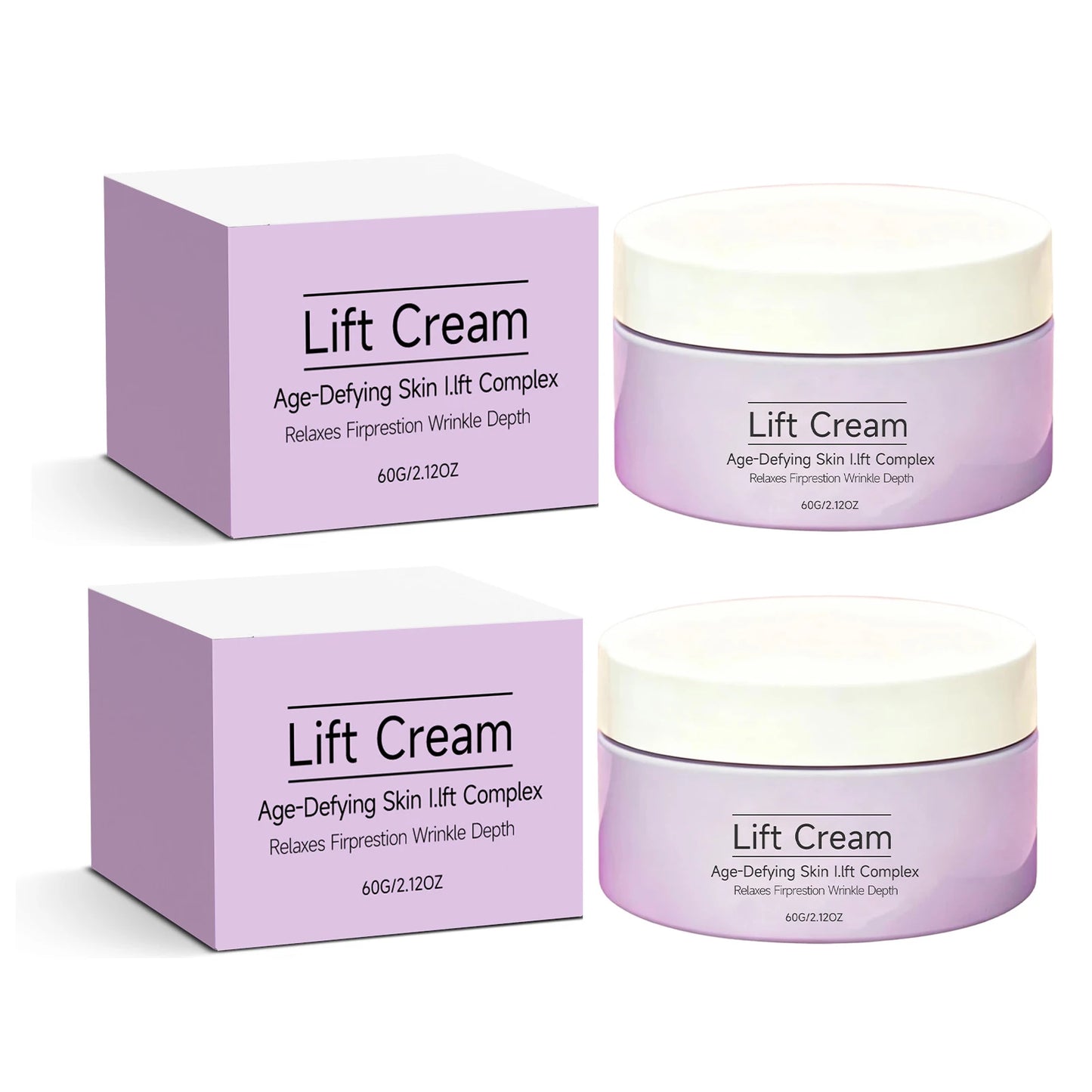 Firming Face Cream – Tighten, Lift & Hydrate Skin | 60g Firming Face Cream Peaceful Pleasures Health and Wellness 2 x 60G Boxed