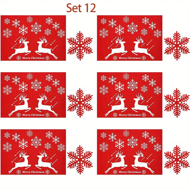Felt Christmas placemats, coasters, hotel restaurants, family friendly placemats, Halloween felt placemats Peaceful Pleasures Health and Wellness Set 1 L