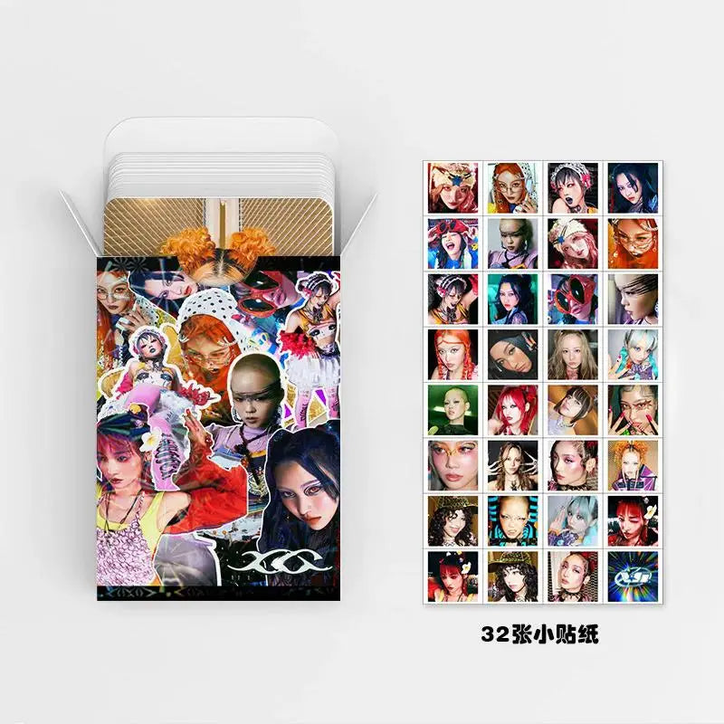 XG Girl Group Holographic Photo Cards JURIA CHISA JURIN Collectible
