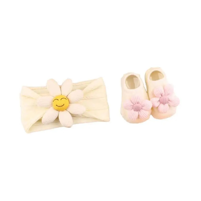 Baby Nylon Headband & Sock Set | Infant Ages 0–1 Year