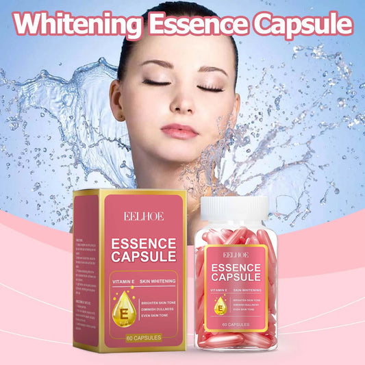 60-Pc Hyaluronic Acid & Niacinamide Brightening Serum Capsules Peaceful Pleasures Health and Wellness