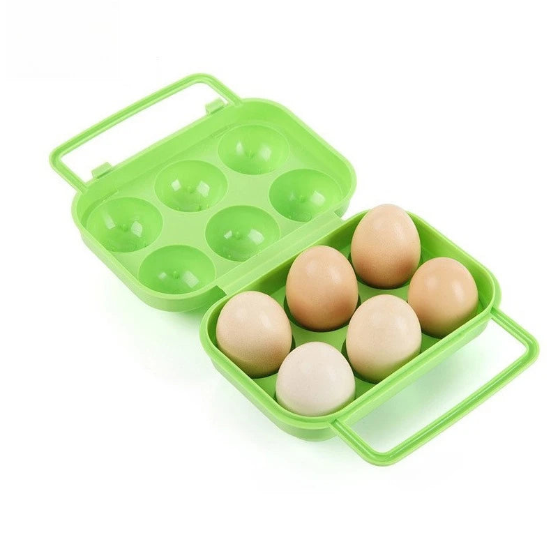 6 15Grid Refrigerator Egg Box Fresh-keeping Stackable Plastic