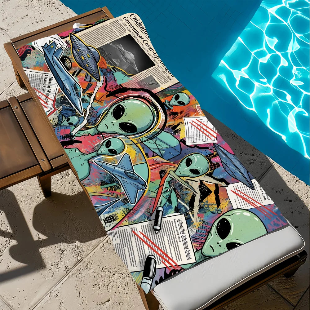 Quick-Dry Beach Towel | Soft Microfiber Pool & Travel Towel Quick-Dry Beach Towel Peaceful Pleasures Health and Wellness z3 STJ150x260CM