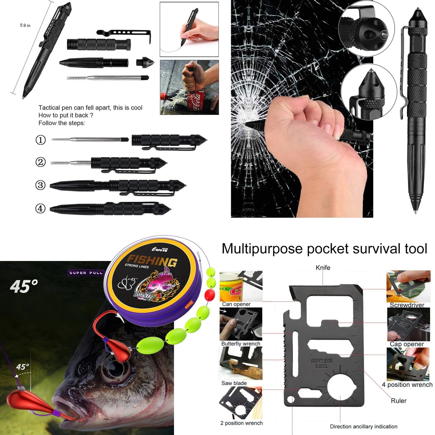 Tactical First Aid Kit In The Car Acessories Survival Kits Camping Equipments Medical Bag Self-defense EDC Pouch ifak Peaceful Pleasures Health and Wellness
