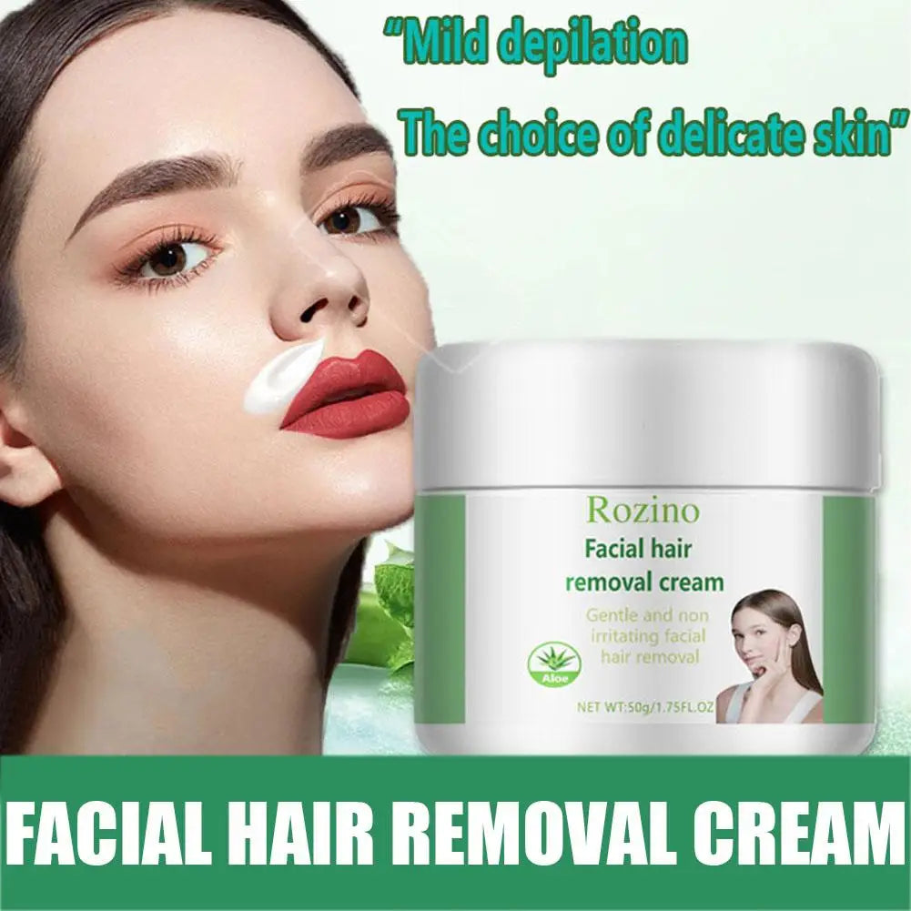 Facial Hair Removal Cream – Gentle, Painless Upper Lip & Chin