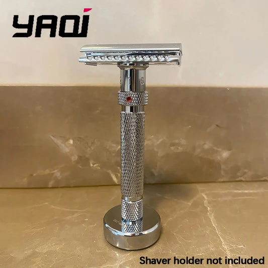 2026 Yaqi Top Selling！Adjustable The Final Cut Chrome Color mens Professional Safety Razor Peaceful Pleasures Health and Wellness