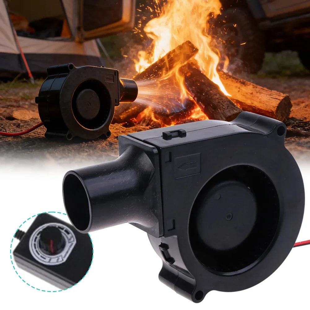 Portable BBQ Blower Fan | Adjustable Speed Charcoal Starter