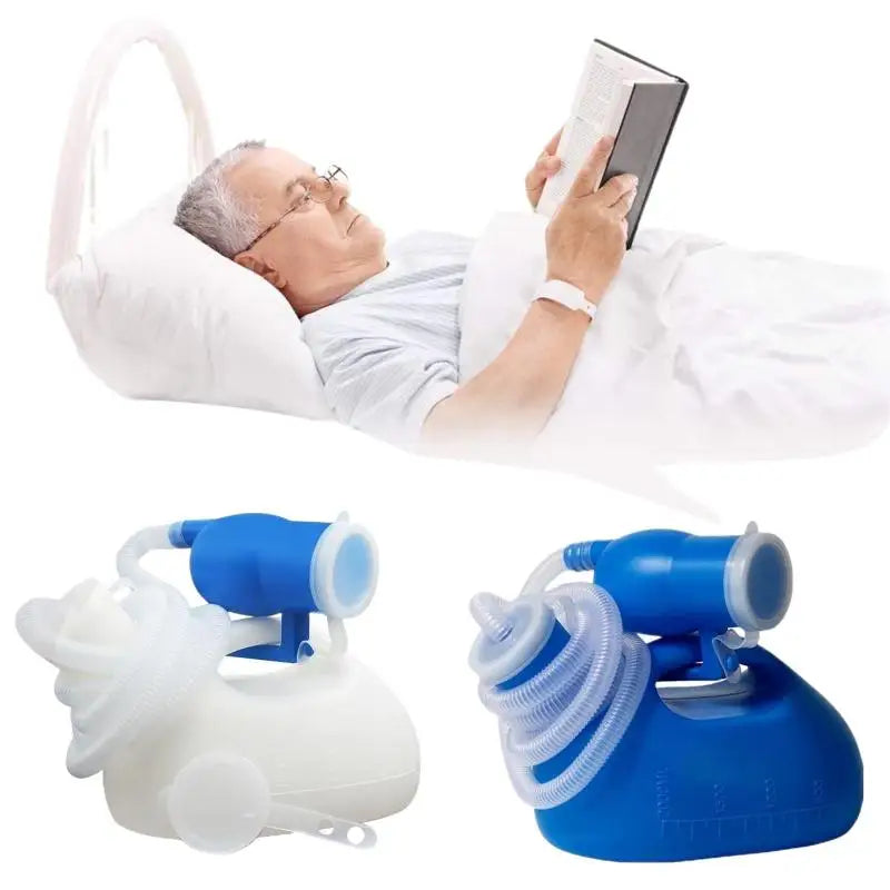 New Portable Urinal Pee Bottle 2000ML For Men And Women Spill Proof Unisex Potty For Home Camping Car Travel Accessories Peaceful Pleasures Health and Wellness