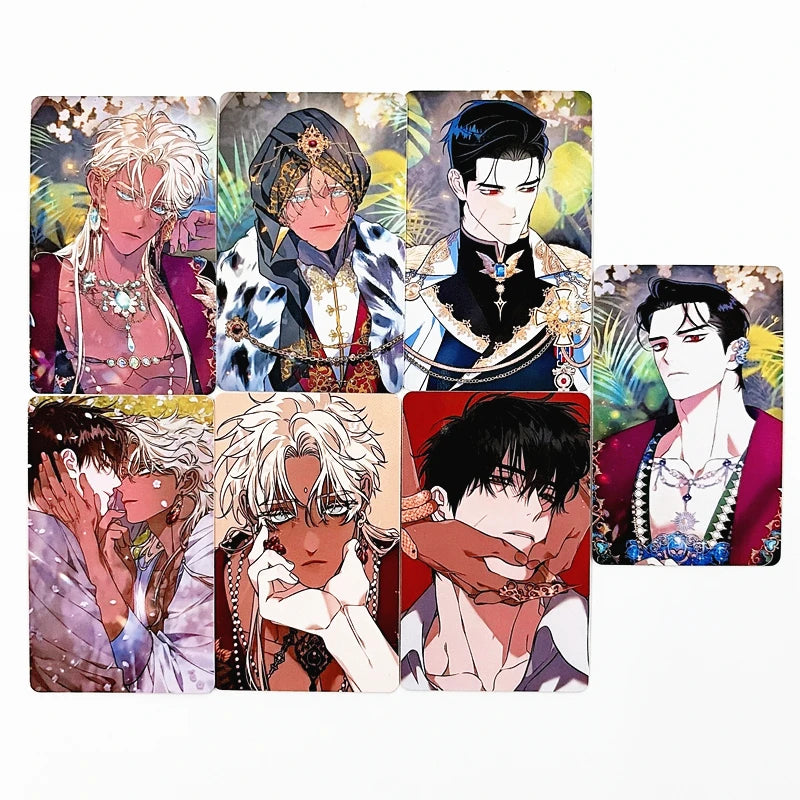 Blossoms White Night Manhwa Photocards Royal Character HD Lomo Cards