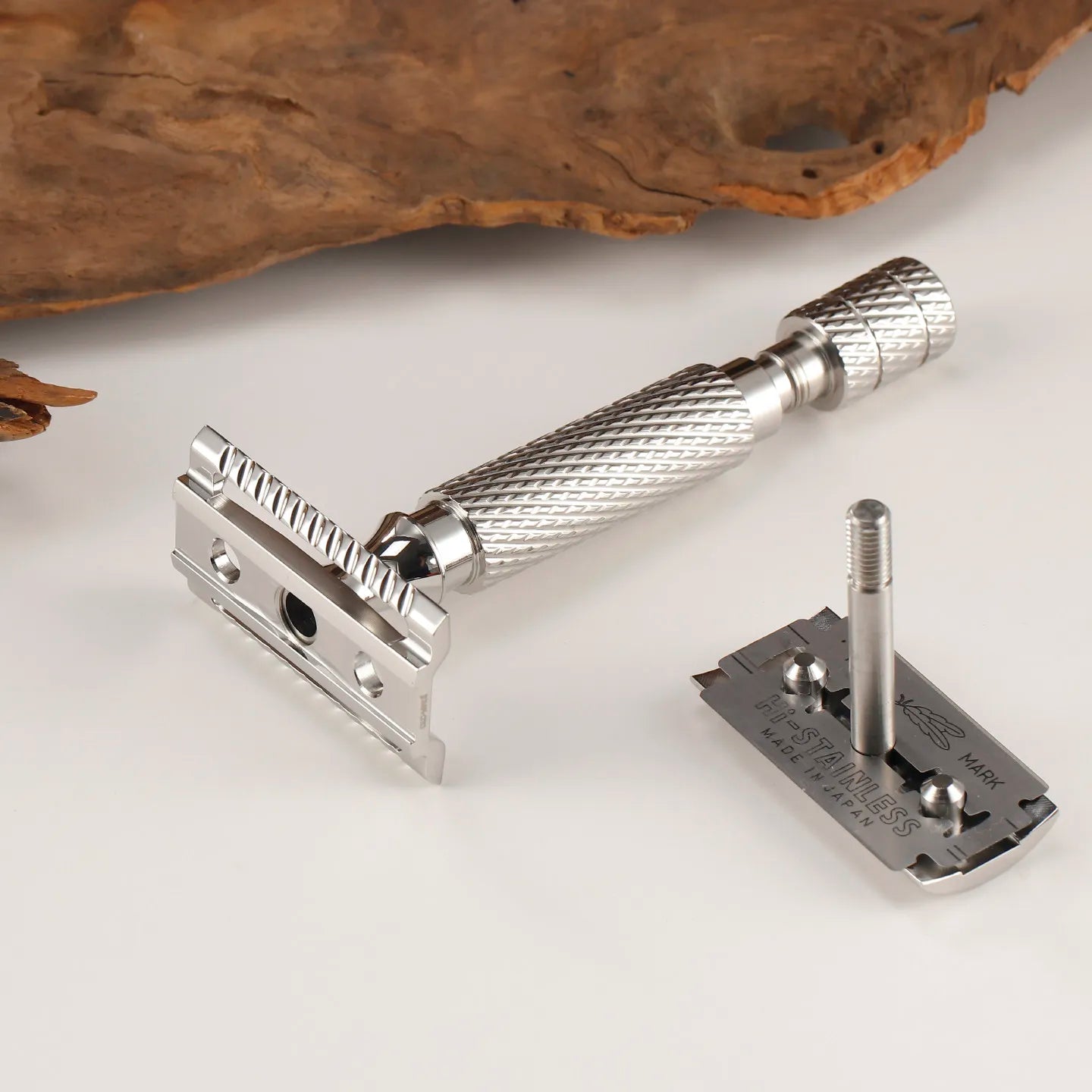 Yaqi PILOT 316 Stainless Steel Safety Razor – Men's Shave