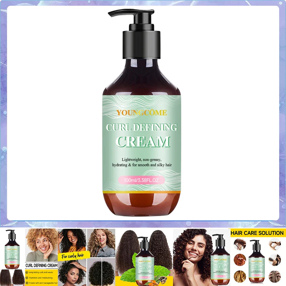 Curl Defining Cream – Anti-Frizz Moisture Lotion | 100ml