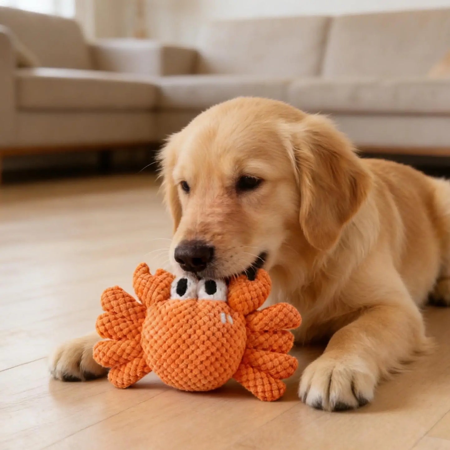 Interactive Squeaky Plush Dog Toy | Puppy Chew & Fetch