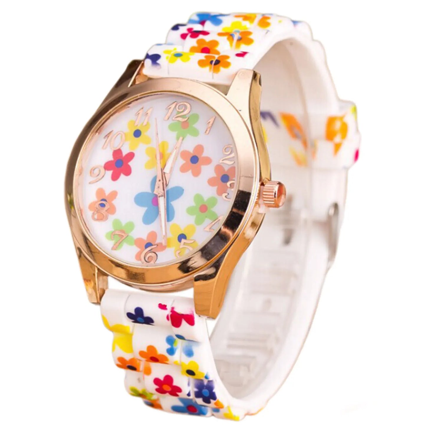 Women's Fashionable-Quartz Watch Printed Elegant Floral Dial Wristwatch Casual Watch Accurate-Quartz Movement Stylish Present Peaceful Pleasures Health and Wellness 5