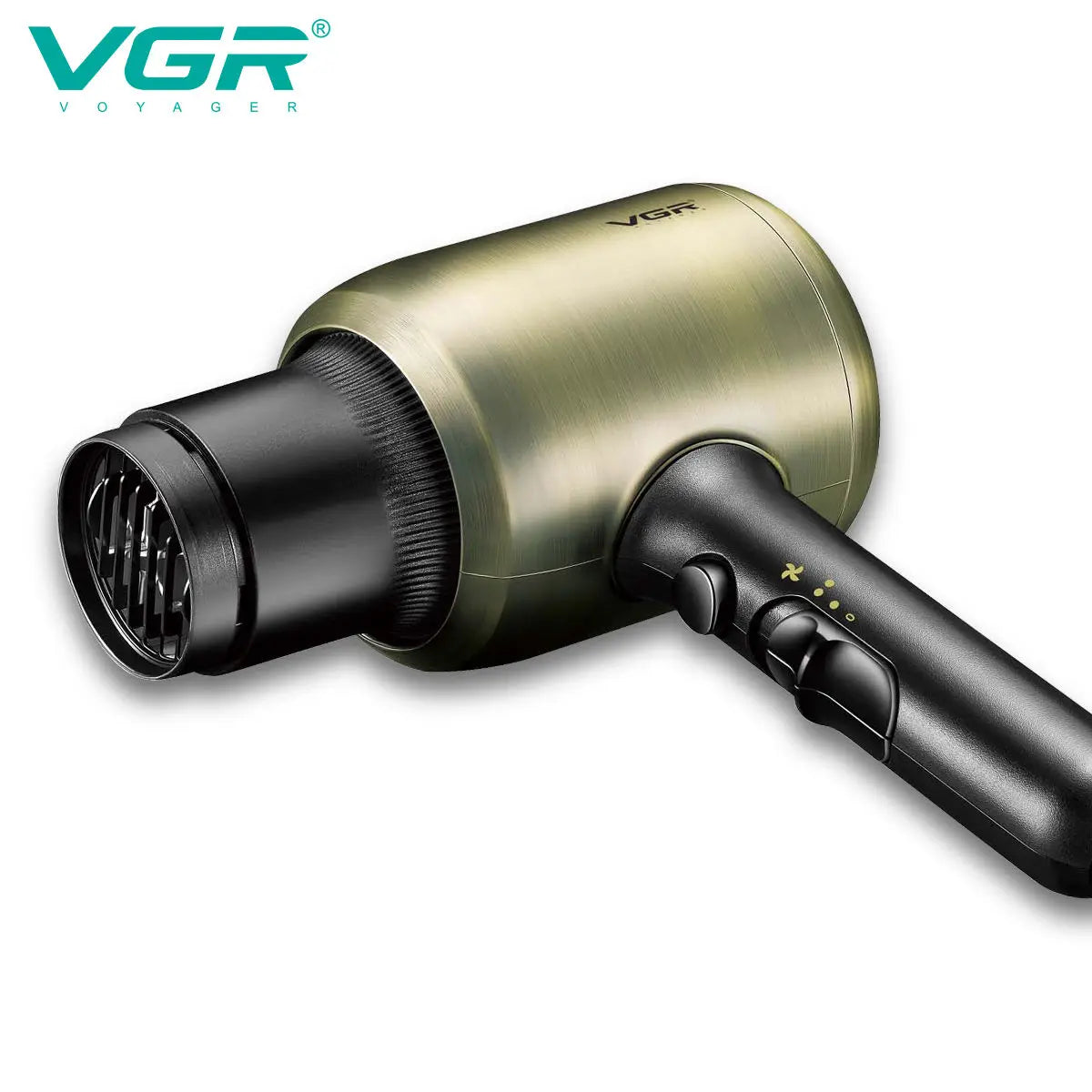 VGR professional hair dryer does not damage hair, strong wind speed dry 1800-2200W hair salon home styling air duct V-453 Peaceful Pleasures Health and Wellness