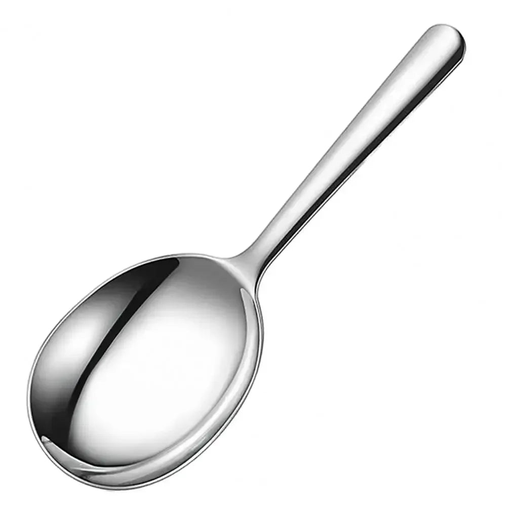 Stainless Steel Slotted Serving Spoon & Ladle | Heat-Safe Handle Serving Spoon & Ladle Peaceful Pleasures Health and Wellness A