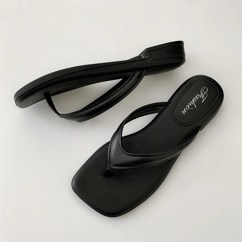 Women's Lightweight Flat Flip-Flop Slippers | Non-Slip Sandals