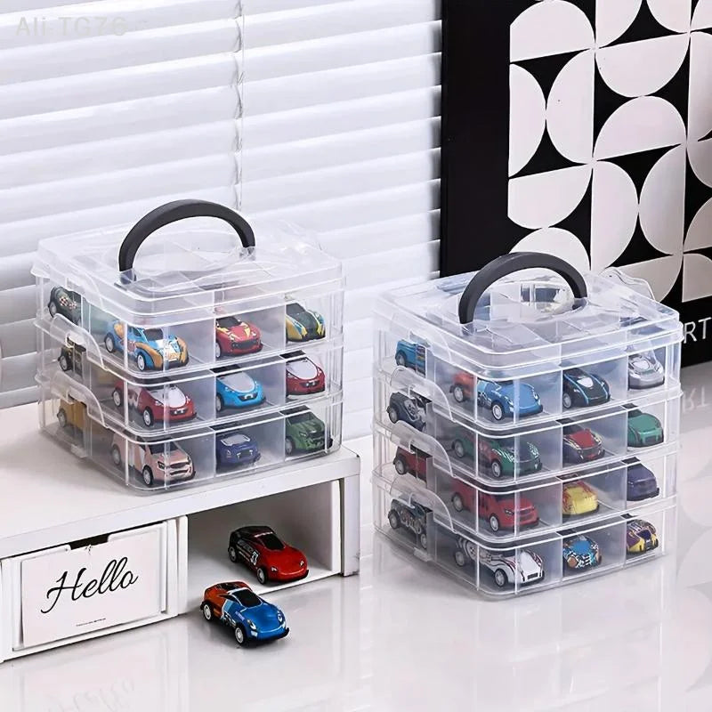 Clear Minimalist Storage Box | Dustproof Jewelry & Small Item Organizer
