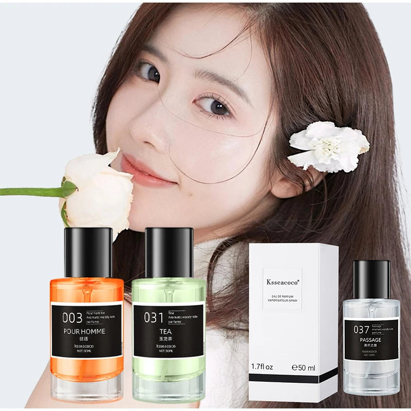 Brand Perfume Lasting Fragrance New Fresh Light Fragrance Tk Hot Selling Elegant Woody Fragrance 50ml Men's And Women's Perfume Peaceful Pleasures Health and Wellness