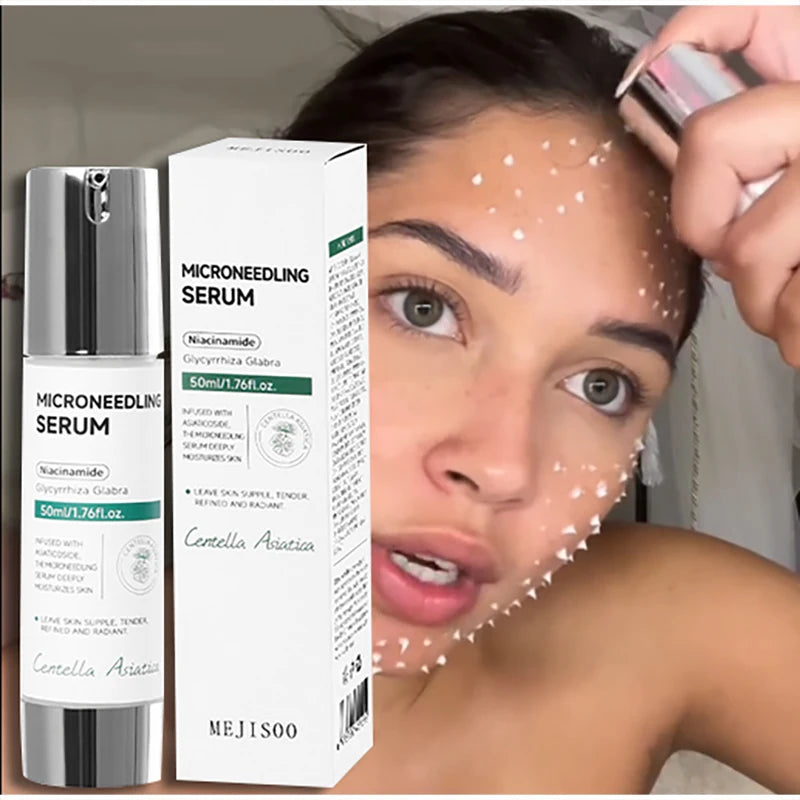 Niacinamide Centella Asiatica Microneedle Essence, Repair Skin Barrier Moisturizer Nourish For All Skin Types Korean Skincare Peaceful Pleasures Health and Wellness