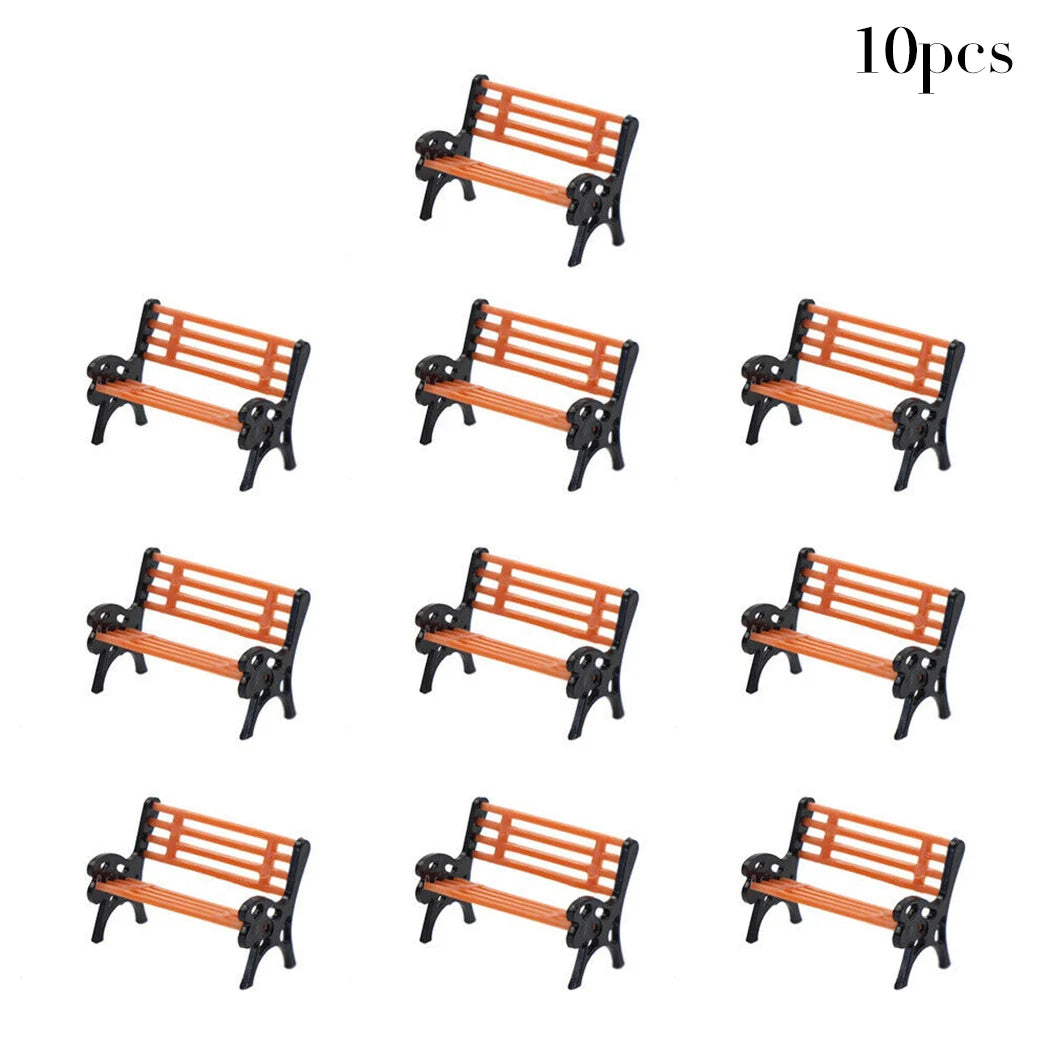 Model Train HO TT Scale 1 87 Bench Chair Settee Street Park Layout