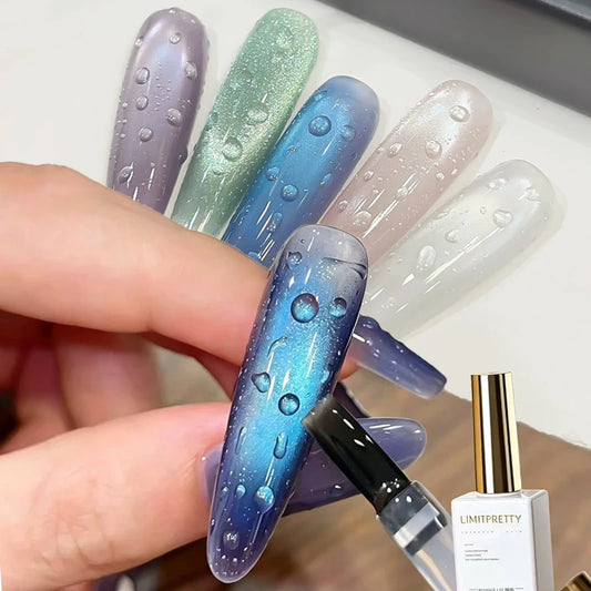 3D Water Drop Nail Gel Set – Crystal Dew Effect & Top Coat Nail Art Gel Set Peaceful Pleasures Health and Wellness