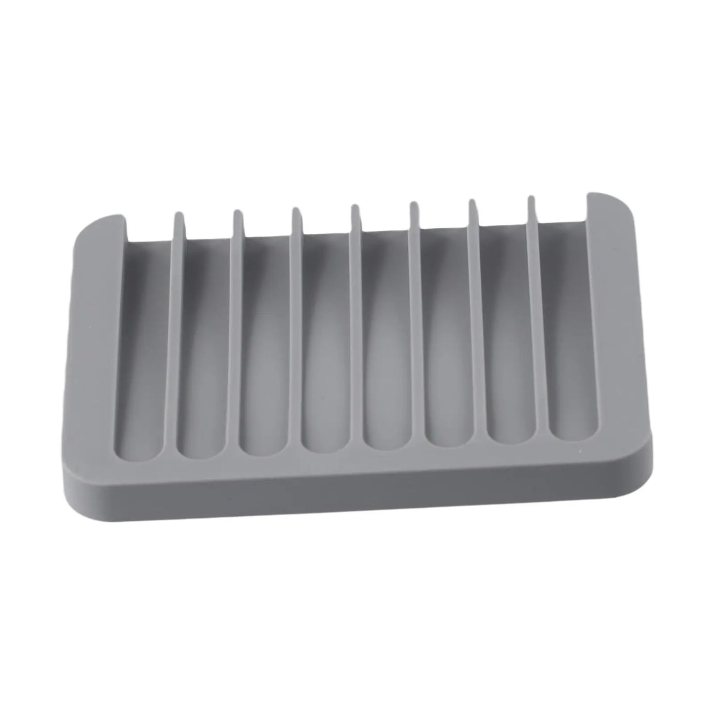 Silicone Self-Draining Soap Dish & Sponge Tray | Kitchen & Bath