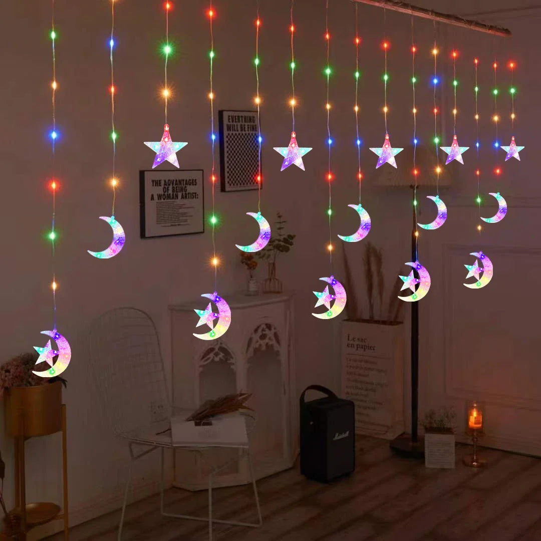 300 LED Curtain String Lights USB | 8 Modes & Remote