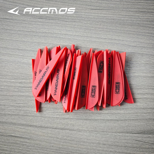 30 50 100 Arrow Fletches Vanes 2 3 Rubber Feather Archery Water Peaceful Pleasures Health and Wellness 2inch-red 200pcs