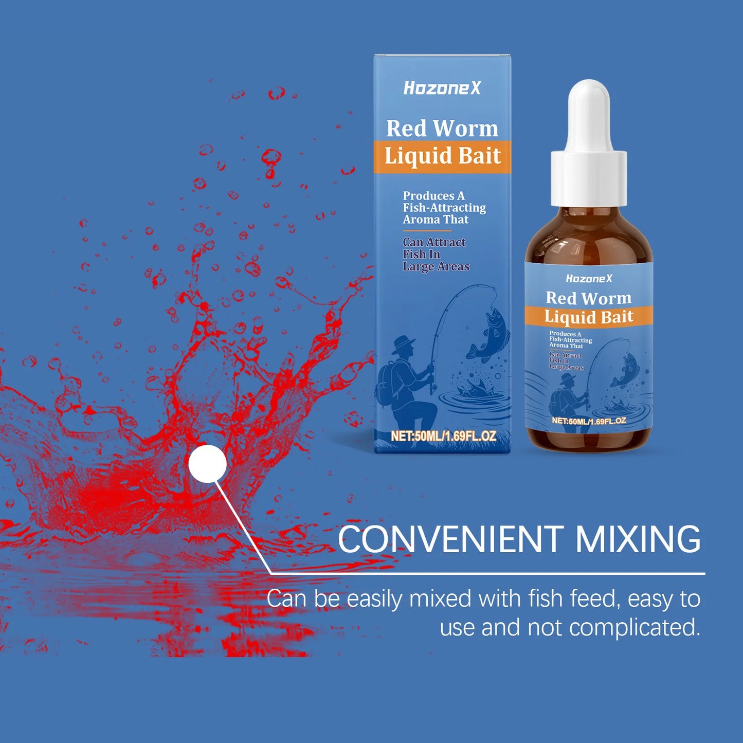 Super Concentrated Fish Attractant Liquid Bait Additive 50ml