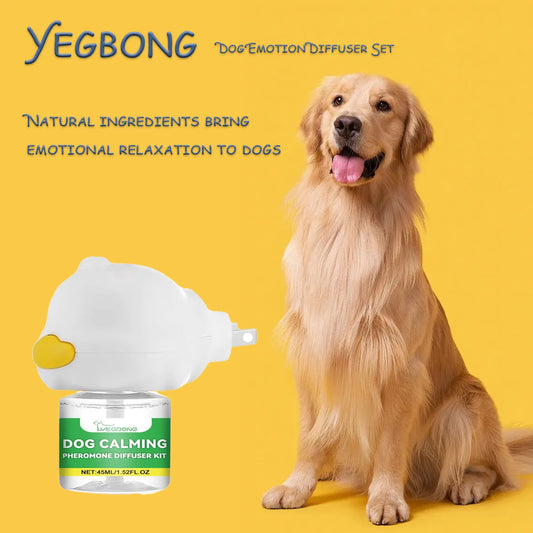 Dog Anxiety Relief Diffuser Set – Calm Pet Stress at Home Pet Calming Diffuser Peaceful Pleasures Health and Wellness