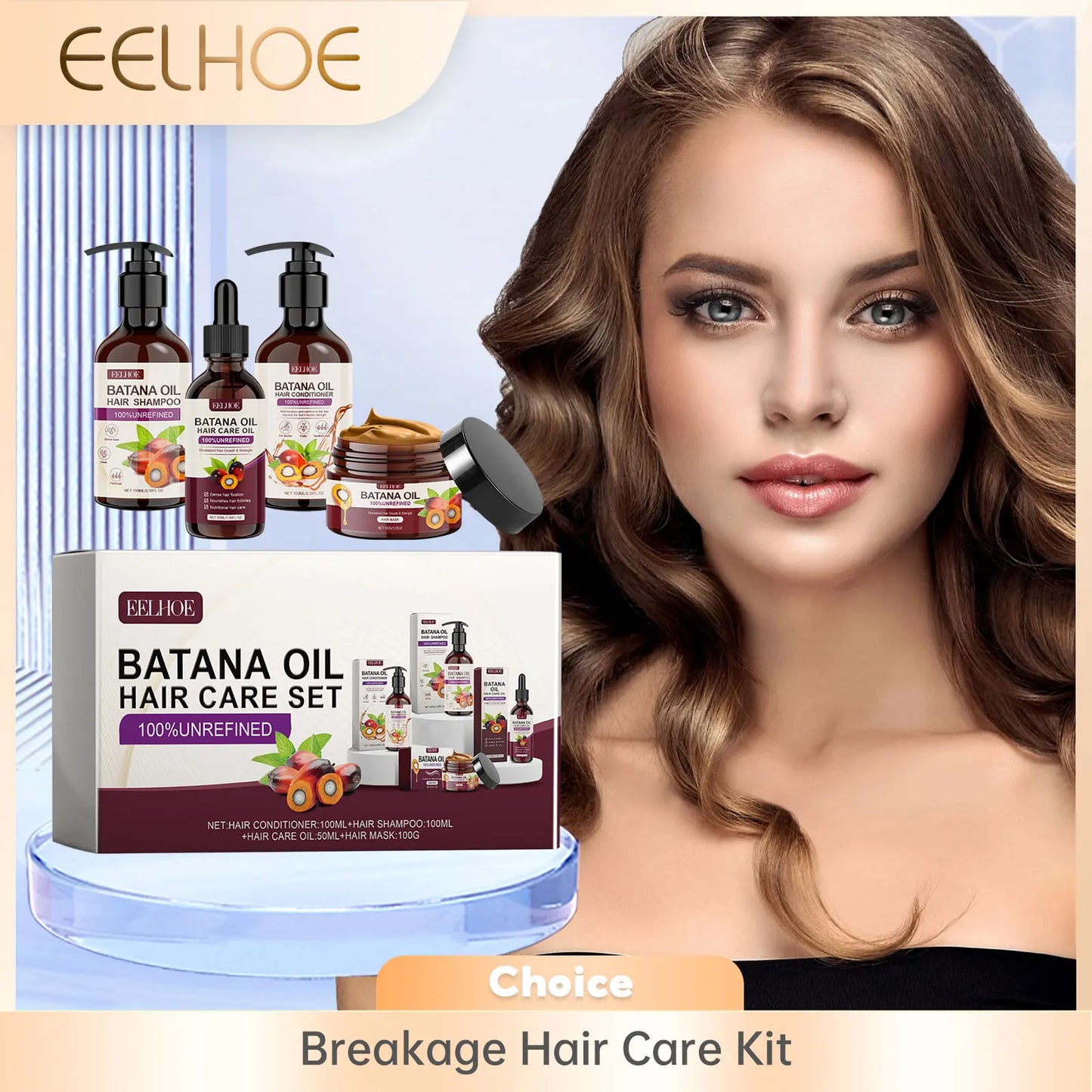 Keratin & Batana Oil Hair Care Kit – Deep Repair & Moisture