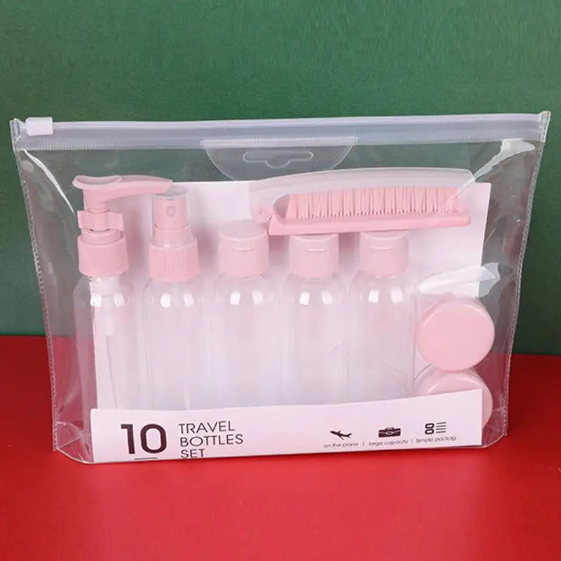 Travel Size Skincare Set – Leakproof Refillable Toiletry Bottles