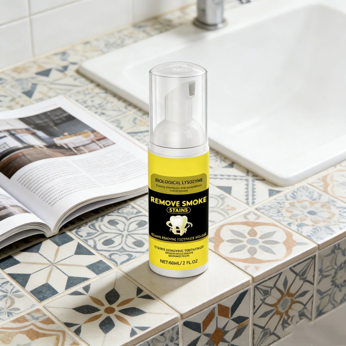 Brightening Toothpaste Mousse – Whitening & Fresh Breath 60ml