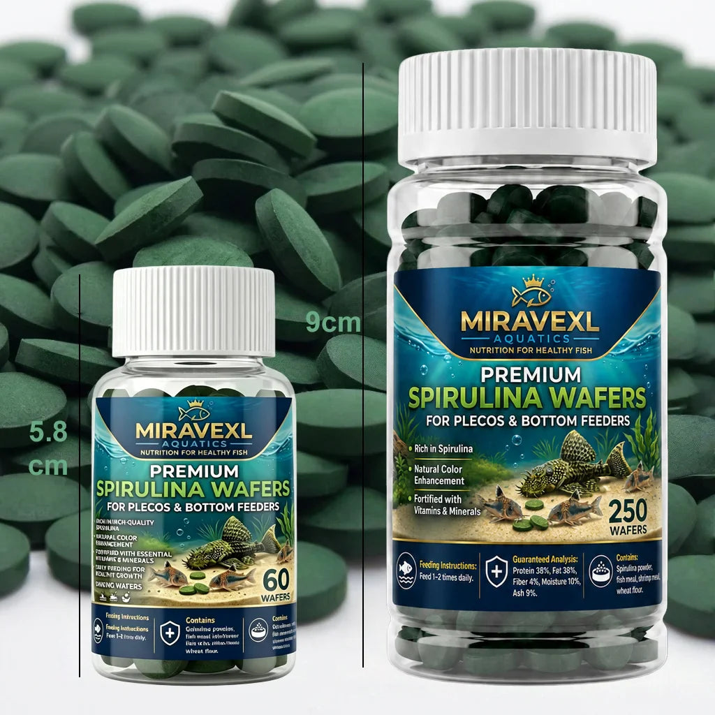 Spirulina Sinking Tablets – Aquarium Food for Plecos & Bottom Feeders