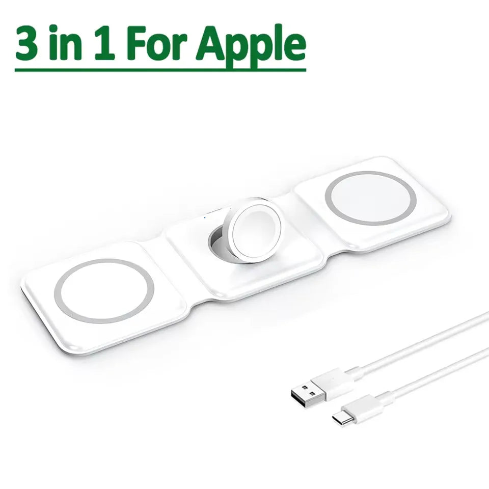 3-in-1 Wireless Charging Station | iPhone, Apple Watch & AirPods