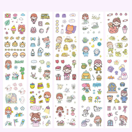 20 Sheets Waterproof Stickers for Kids Toddlers 1000+ Vivid Children Stickers Boys Girls Teachers Reward Craft Scrapbook Gift Peaceful Pleasures Health and Wellness