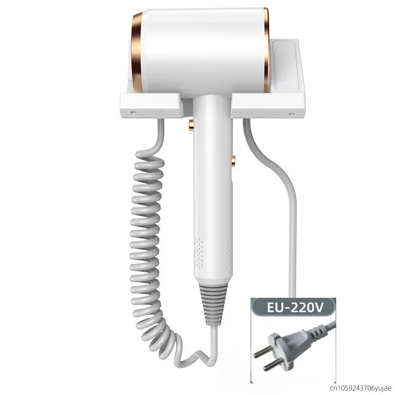 220V Hotel Wall-Mounted Hair Dryer, 1600w High-Power Hair Dryer Tube, No-Drill Installation For Bathroom And Toilet Peaceful Pleasures Health and Wellness