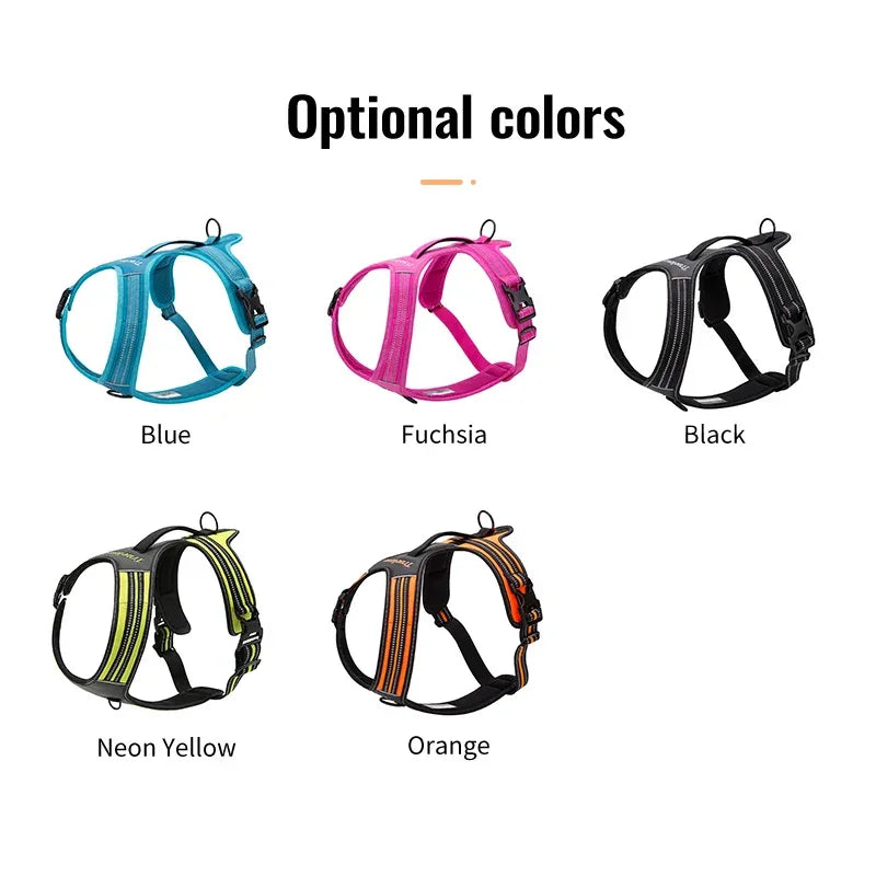 Truelove Non-reflective Walking PU Leather Dog Vest Escape Proof Adjustable Anti Pull Pet Harness Outdoor Clearance Sale TLH5551 Peaceful Pleasures Health and Wellness