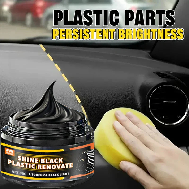 Black Tire Wax – Water-Resistant Wheel Shine & Trim Restorer
