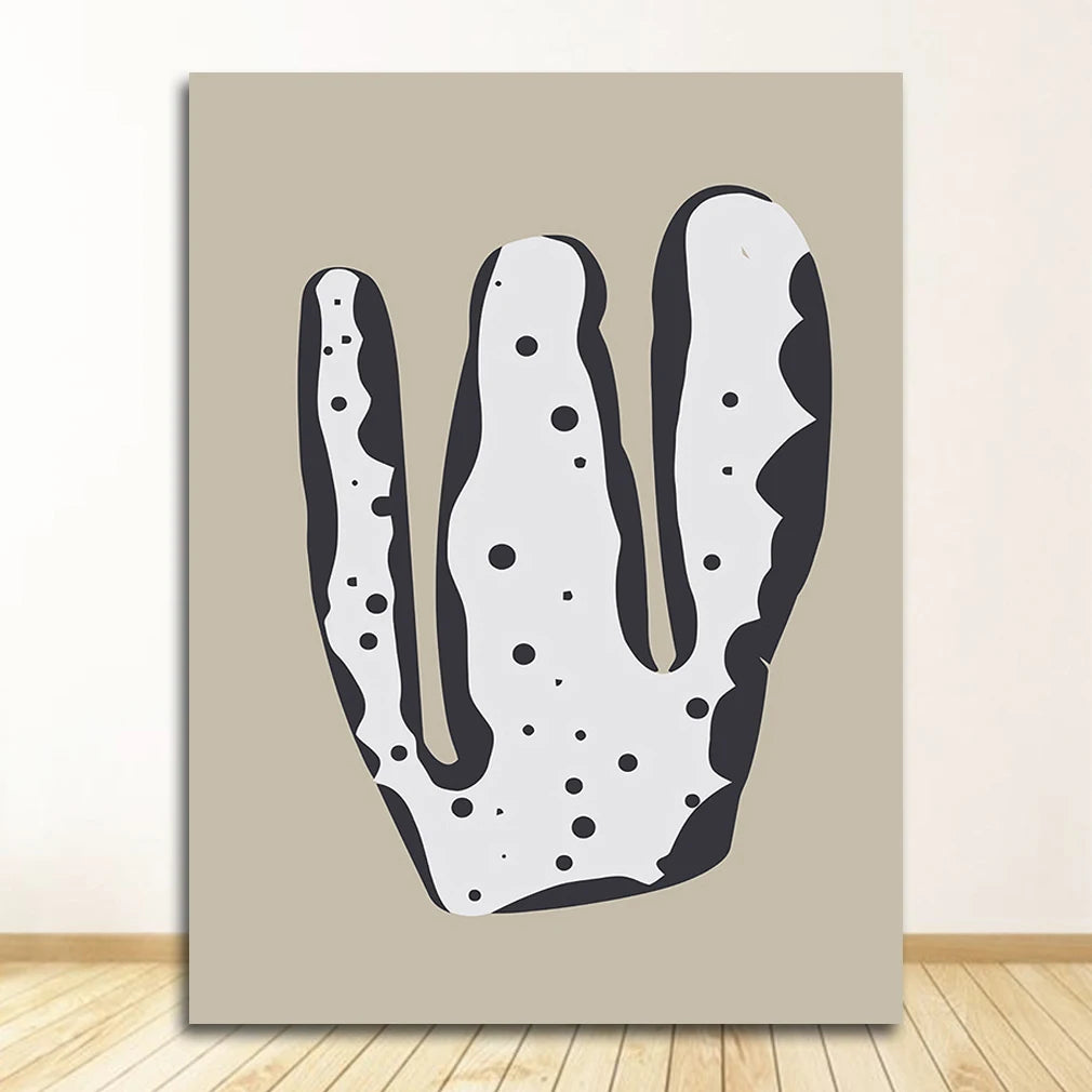 Print Wall Art Pictures Living Room Home Decor Abstract Scandinavia Trendy Boho Beige Colors Minimalist Canvas Painting Peaceful Pleasures Health and Wellness 0337XX06 40x50cm Unframed
