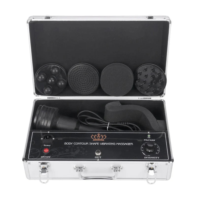 G5 Vibration Body Massager – 6 Heads, 80W Sculpting Device