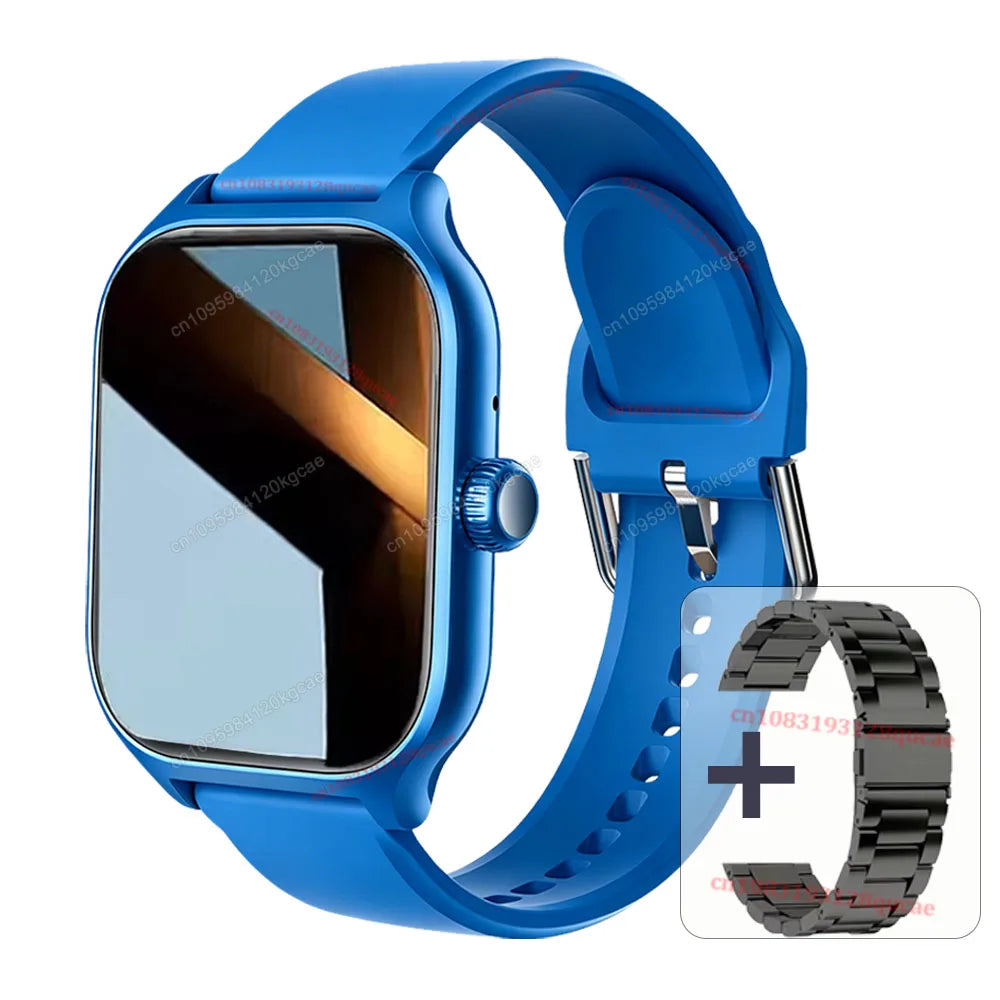 Smart Watch Dialing Answering Calls Exercise Tracking Heart Rate Sleep Monitor Bluetooth Smartwatch Man Woman Gift 2026 New Hw12 Peaceful Pleasures Health and Wellness Blue Bk-Steel