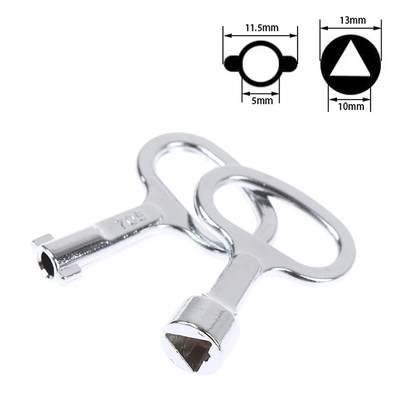 Multifunctional Triangular Key Socket Key Wrench For Electric Cabinets Wrench Panel Lock Metro Train Elevator Door Key Lock Peaceful Pleasures Health and Wellness