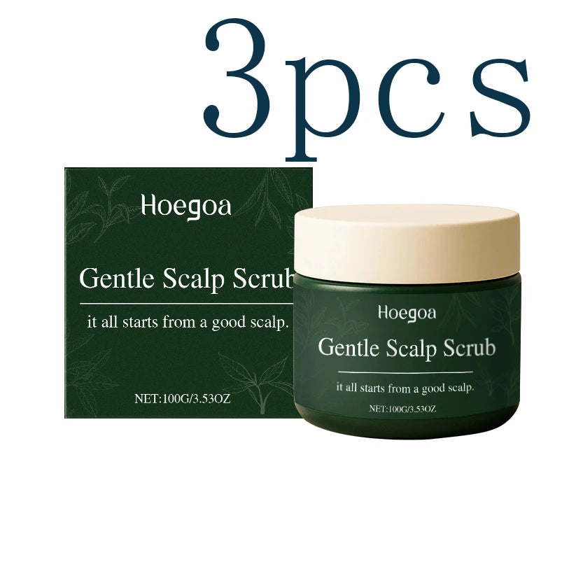 Nourishing Scalp ScrubGentle formula deeply cleanses, nourishes and volumizes for a healthy & comfortable scalp Peaceful Pleasures Health and Wellness 3pcs