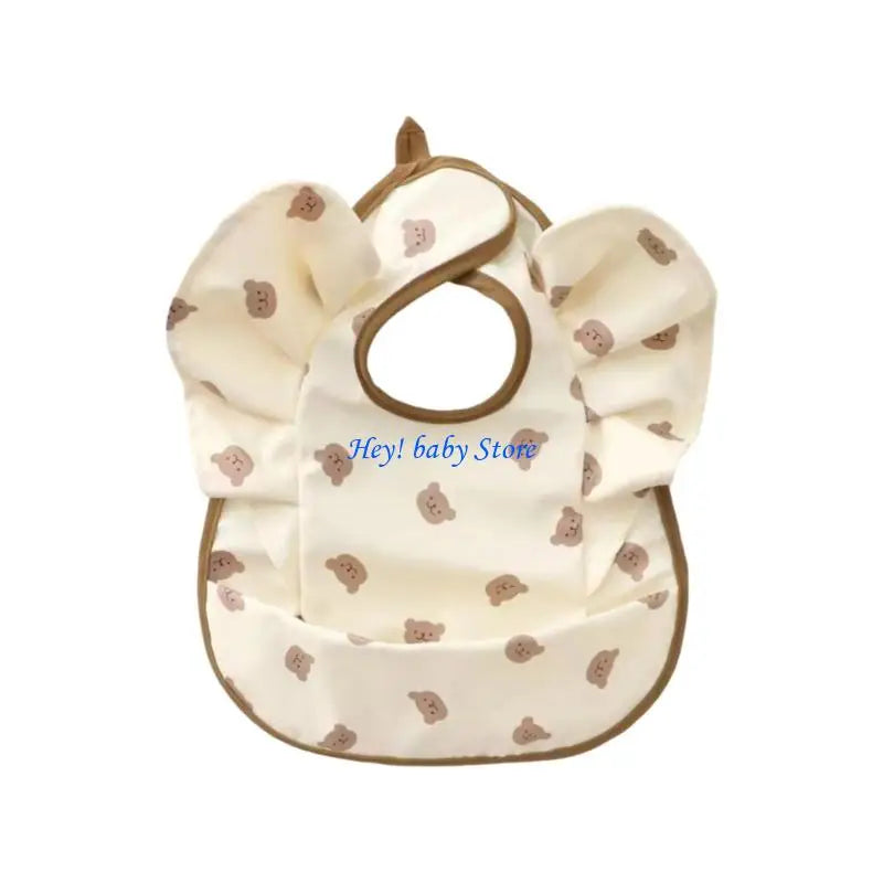 Angel Wing Flying Sleeve Baby Bib | Waterproof Catcher Bib